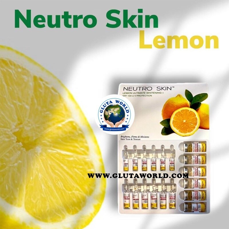 Neutro Skin Lemon and Glutathione Injection for Skin Whitening